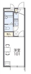 レオパレスＢｅｌｌＴｒｅｅの物件間取画像